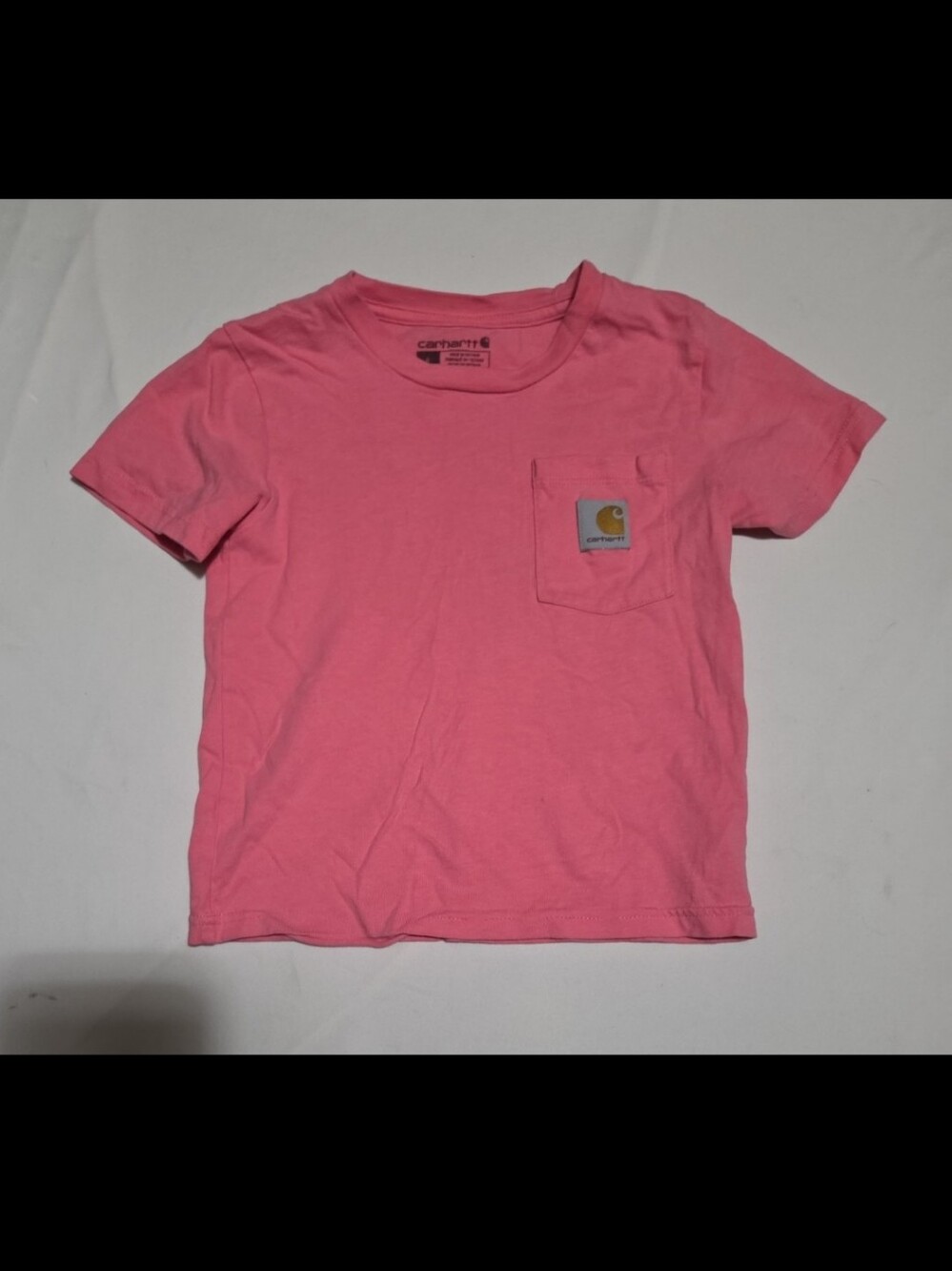 Carhartt girls size 6 pink pocket shirt #28
